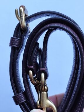 Coach Crossbody Strap Replacement Burgundy color